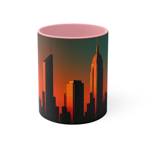 Glamorous Cityscape - Accent Mugs