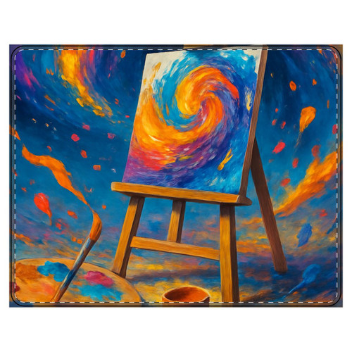 Canvas of Dreams - PU Leather Mouse Mat