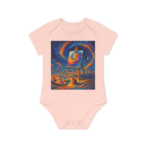 Canvas of Dreams - Baby Organic Short Sleeve Bodysuit