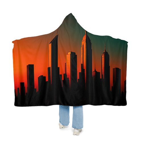 Glamorous Cityscape - Snuggle Blanket