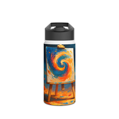 Canvas of Dreams - Stainless Steel Water Bottle, Standard Lid