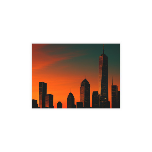 Glamorous Cityscape - Postcard Bundles (envelopes not included) 