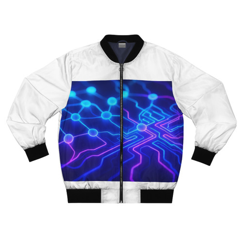 Cognitive Circuitry - Men's Bomber Jacket (AOP)