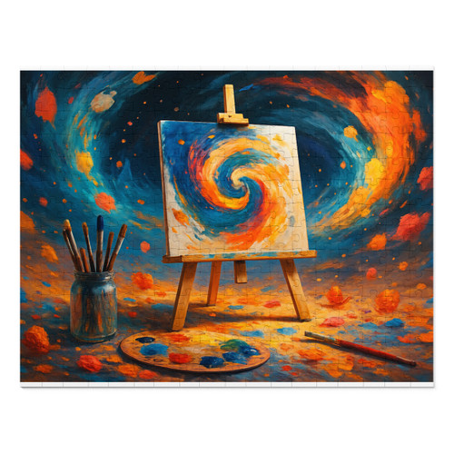 Canvas of Dreams - Jigsaw Puzzle with Tin