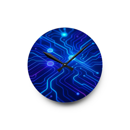 Cognitive Circuitry - Acrylic Wall Clock