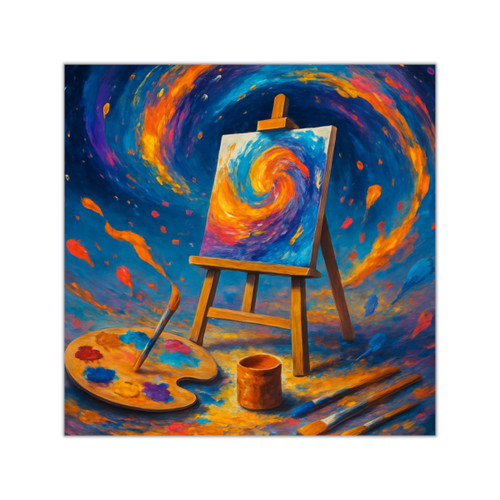 Canvas of Dreams - Square Vinyl Stickers