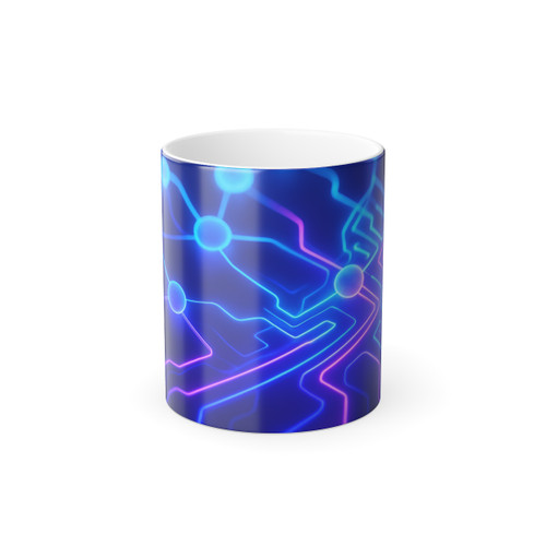 Cognitive Circuitry - Color Morphing Mug, 11oz