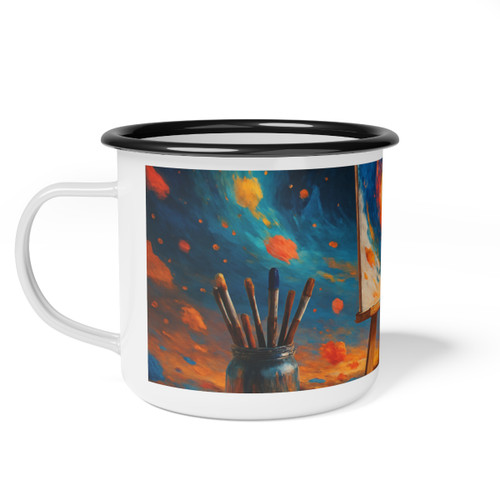 Canvas of Dreams - Enamel Camp Cup