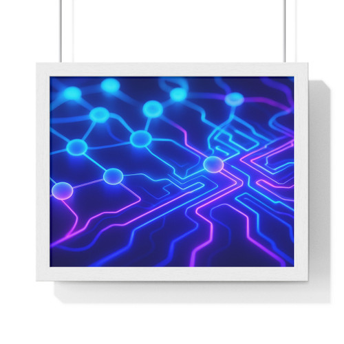 Cognitive Circuitry - Horizontal Framed Poster