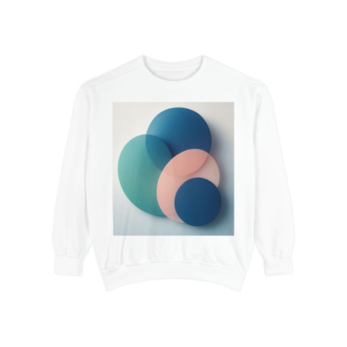 Ethereal Interplay - Unisex Garment-Dyed Sweatshirt