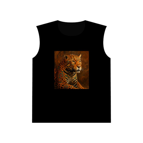Jaguar Spirit Guardian - Unisex Jersey Muscle Tank
