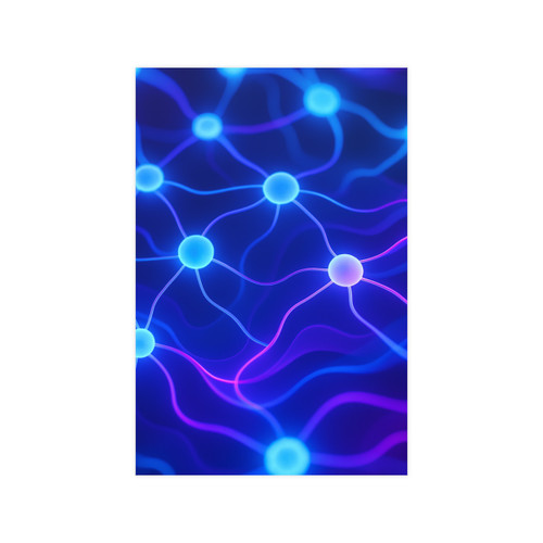 Cognitive Circuitry - Vertical and Horizontal Matte Posters