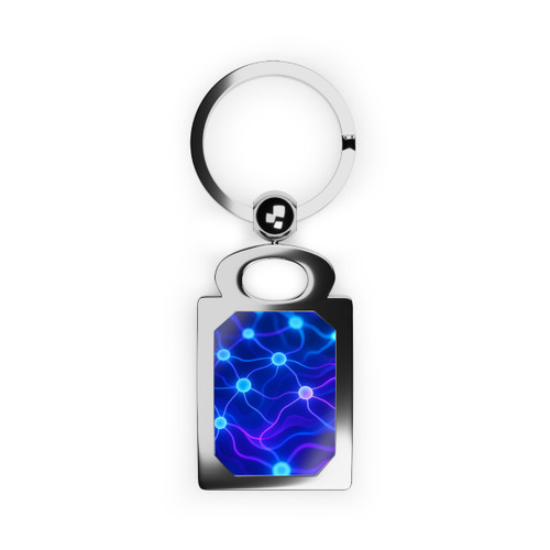 Cognitive Circuitry - Rectangle Photo Keyring