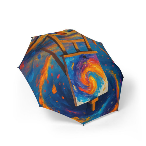 Canvas of Dreams - Semi-Automatic Foldable Umbrella