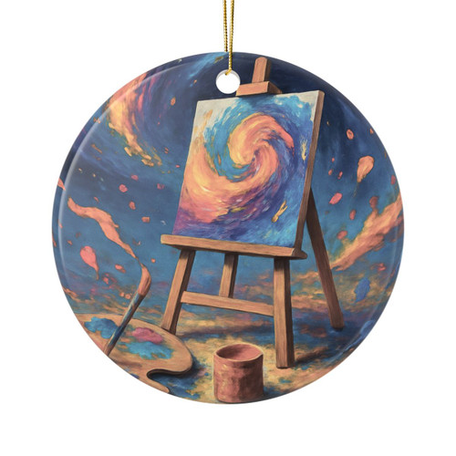 Canvas of Dreams - Ceramic Ornaments, 2-Side Print
