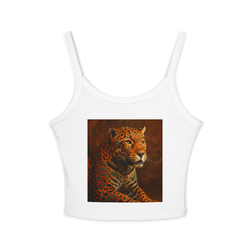 Jaguar Spirit Guardian - Women's Spaghetti Strap Tank Top
