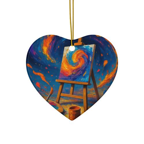 Canvas of Dreams - Ceramic Ornaments, 2-Side Print, (1pc, 3pcs, 5pcs, 10pcs)