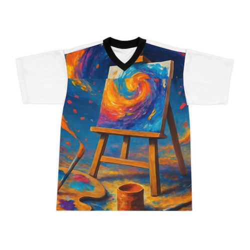 Canvas of Dreams - Unisex Football Jersey (AOP)