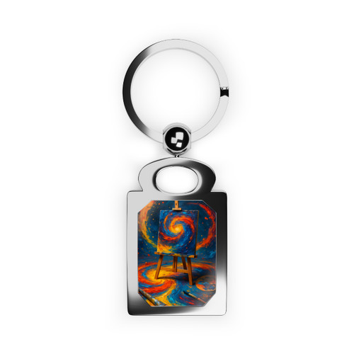 Canvas of Dreams - Rectangle Photo Keyring