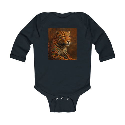 Jaguar Spirit Guardian - Infant Long Sleeve Bodysuit