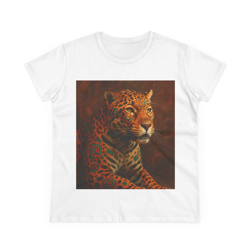 Jaguar Spirit Guardian - Women's Midweight Cotton Tee