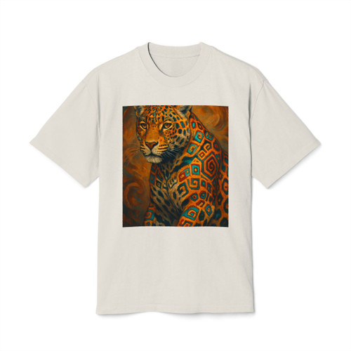 Jaguar Spirit Guardian - Unisex Heavy Faded Tee