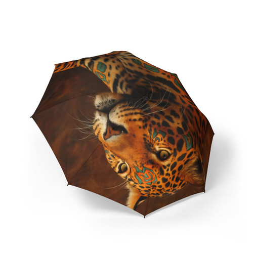 Jaguar Spirit Guardian - Semi-Automatic Foldable Umbrella