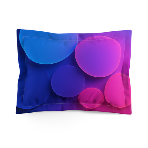 Radiant Circle Harmony - Microfiber Pillow Sham