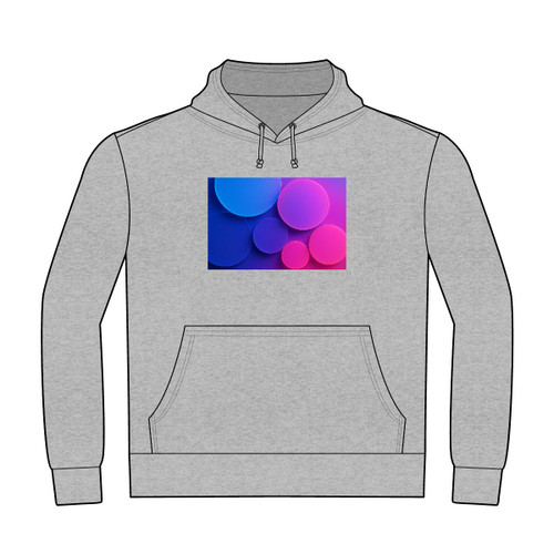 Radiant Circle Harmony - Unisex Heavyweight Pullover Hoodie