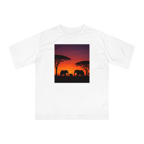 Savanna Sunset Serenade - Unisex Zone Performance T-shirt
