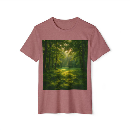 Emerald Forest Glade - Unisex Recycled Organic T-Shirt