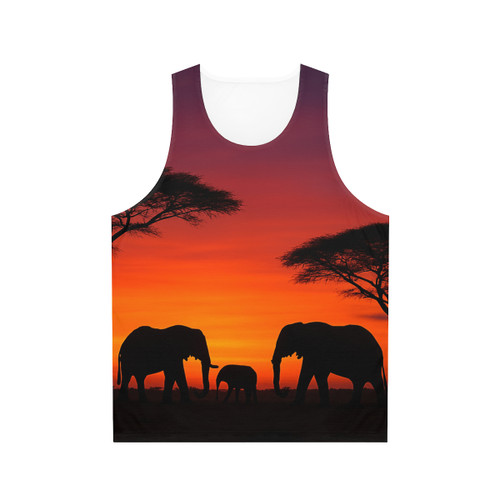 Savanna Sunset Serenade - Unisex Tank Top (AOP)