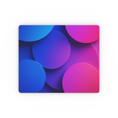 Radiant Circle Harmony - Rectangular Mouse Pad