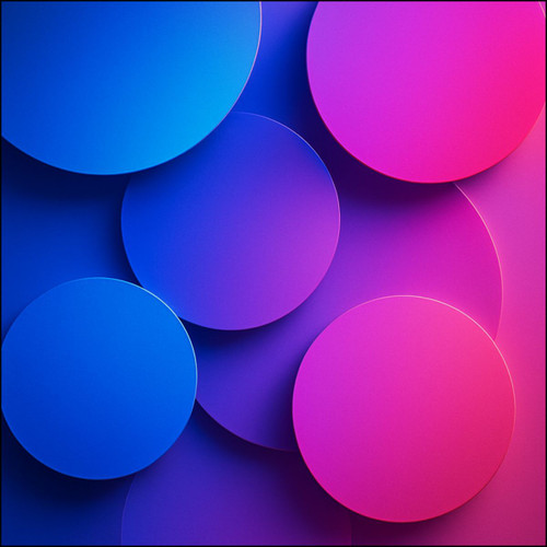 Radiant Circle Harmony - Custom Cut Acrylic Ornament