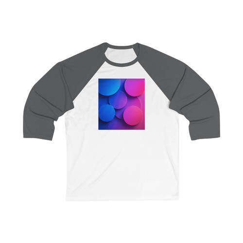 Radiant Circle Harmony - Unisex 3\4 Sleeve Baseball Tee