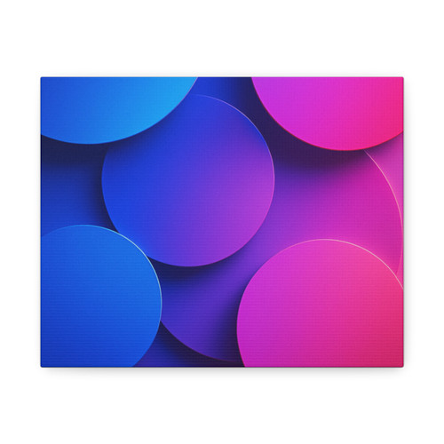 Radiant Circle Harmony - Stretched Canvas