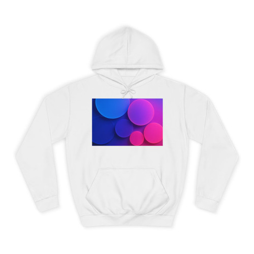 Radiant Circle Harmony - Unisex College Hoodie