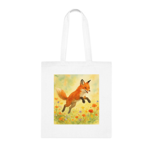 Whimsical Fox Dreams - Cotton Tote