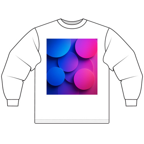 Radiant Circle Harmony - Unisex Long Sleeve T-Shirt