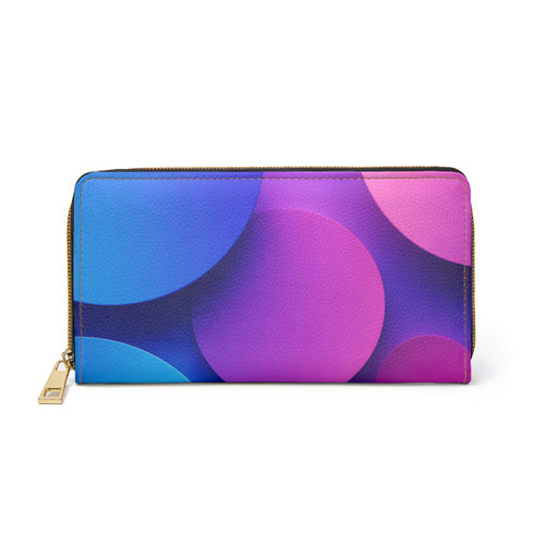 Radiant Circle Harmony - Zipper Wallet