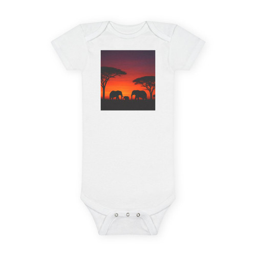 Savanna Sunset Serenade - Baby Short Sleeve Onesie®