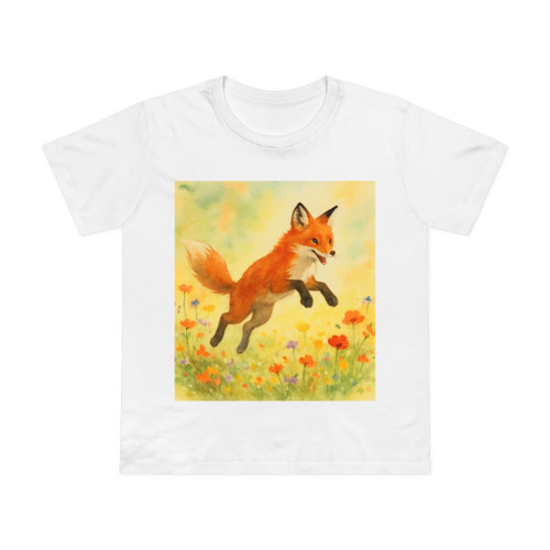 Whimsical Fox Dreams - Women’s Maple Tee 