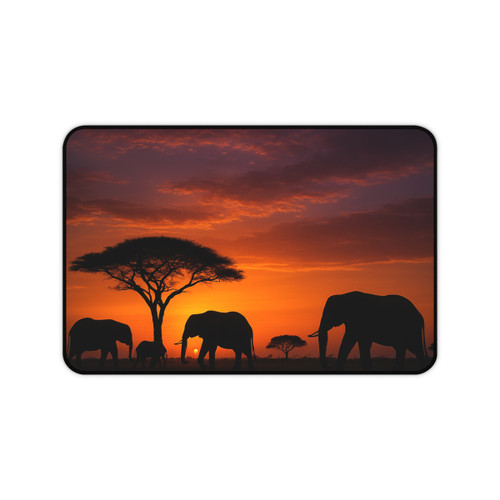 Savanna Sunset Serenade - Desk Mat