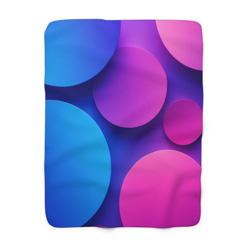 Radiant Circle Harmony - Sherpa Fleece Blanket