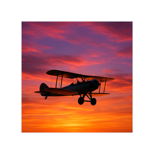 Skyward Journey - Transparent Outdoor Stickers, Square, 1pc