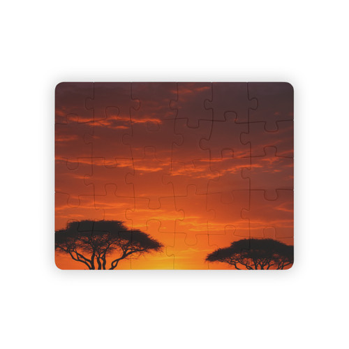Savanna Sunset Serenade - Kids' Puzzle, 30-Piece