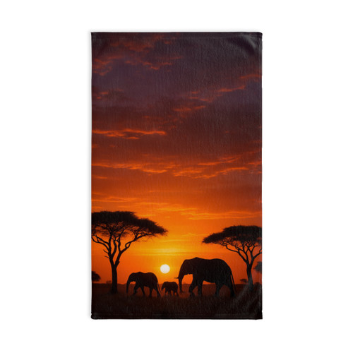 Savanna Sunset Serenade - Hand Towel
