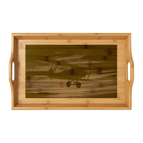 Skyward Journey - Bamboo Serving Tray (Engraving)