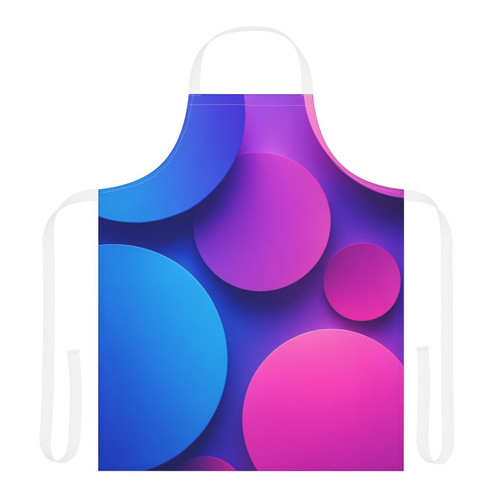 Radiant Circle Harmony - Apron, 5-Color Straps (AOP)