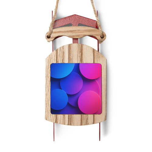 Radiant Circle Harmony - Sled Ornaments